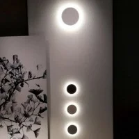 Flos Camouflage 140 mm LED 8W Lampada da Parete per Esterno o