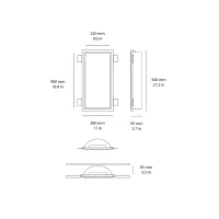Novantadieci 9010 Microcosmi led recessed lamp