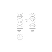 copy of Novantadieci 9010 Farfalla led wall lamp