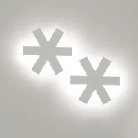 Novantadieci 9010 Asterisk led wall lamp
