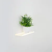 Novantadieci 9010 Glax recessed led wall lamp shelf