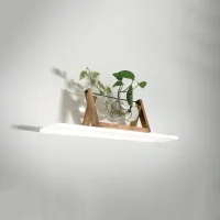 Novantadieci 9010 Glax recessed led wall lamp shelf