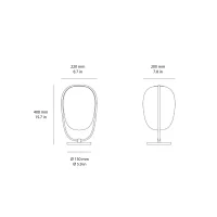 Kundalini Lannà led table lamp