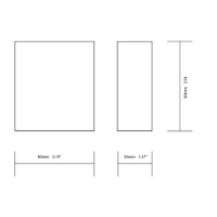 Isyluce BAR 0.1 LED wall light for indoor