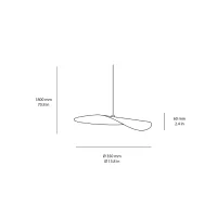 Kundalini Flow Leaf decorative element