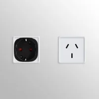 Socket Adapter Schuko from Type F to Type Australia I 240V Socket Adapter Schuko from Type F to Type Australia I 240V