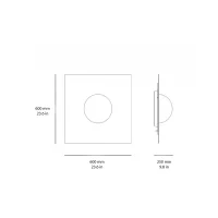 Martinelli Luce Elos lampada da parete led