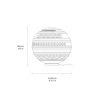 Karman Braille led table lamp