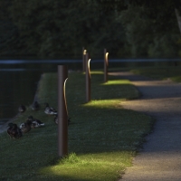 Louis Poulsen Flindt paletto da terra 1100 led