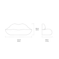 Gufram Bocca sofa