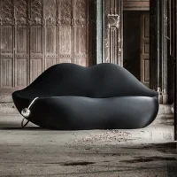 Gufram Bocca Dark Lady divano Limited Edition
