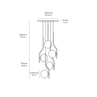 ACB Maui 5L led suspension lamp
