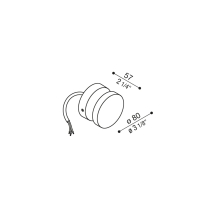 Lombardo Pik wall lampada da parete