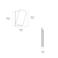 Novantadieci 9010 Note led wall lamp