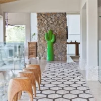 Gufram Another Green Cactus coat hanger