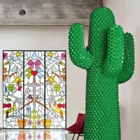 Gufram Another Green Cactus coat hanger