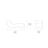 Gufram Alvar chaise longue