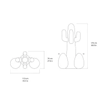 Gufram appendiabiti God Cactus Limited Edition