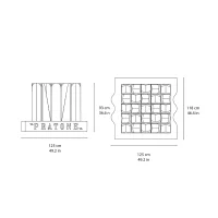 Gufram Pratone Forever decorative seat