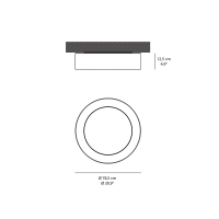 Vibia Duo 4872 lampada led da soffitto
