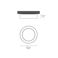 Vibia Duo 4872 led ceiling lamp