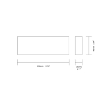Isyluce BAR piccola Applique led da Parete per interno