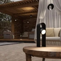 Lumina Perdue Arc 25 lampada a batteria led champagne