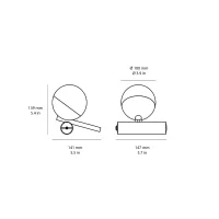 Linea Light Rossini led table lamp