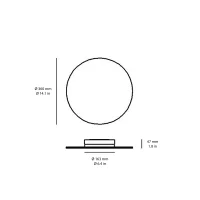 Linea Light Gemini lampada da soffitto led Linea Light Gemini lampada da soffitto led