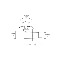 iGuzzini Palco incasso ø37mm led profilatore