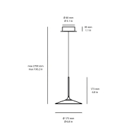 Linea Light Poe led suspension lamp