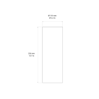 Astro Lighting diffusore Tube 135 per Ravello applique