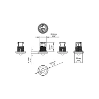 Infrared PIR sensor with casambi control