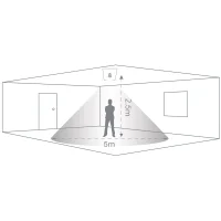 Infrared PIR sensor with casambi control