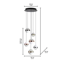 Ideal Lux Galaxy suspension lamp