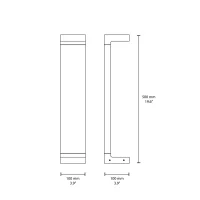 Flos Casting C 100 outdoor bollard