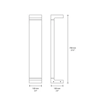Flos Casting C 100 outdoor bollard Flos Casting C 100 outdoor bollard