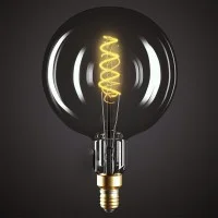 LED Bulb Curved Vintage XL G200 Fume Smoky E27 5W 2000K 250lm