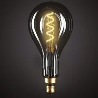 LED Bulb Curved Vintage XL A165 Fume Smoky E27 5W 2000K 150lm