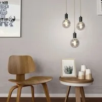 LED Curved Vintage Lamp Globe D.125 Spyral E27 5W 2000K 150lm