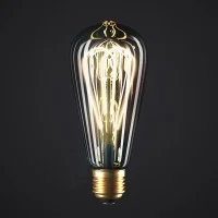LED Curved Vintage Lamp ST64 E27 5W 2200K 150lm Fume Smoky