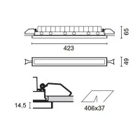 iGuzzini Laser Blade InOut Recessed Downlight LED 31W Frame or