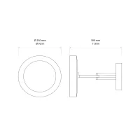 Astro Lighting Catena led mirror wall lamp