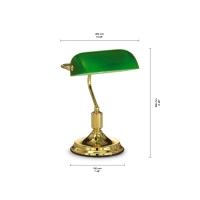 Ideal Lux Lawyer lampada da tavolo