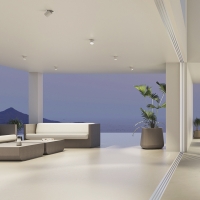 Beneito Faure Oxo round faretto da incasso soffitto