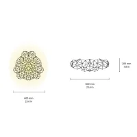 Slamp Drusa led wall ceiling lamp