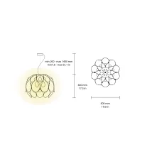 copy of Slamp Drusa led suspension lamp