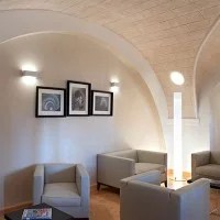 Flos Stylos Floor Lamp in PMMA and steel by Achille Castiglioni