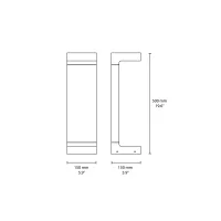 Flos Casting C 150 outdoor bollard Flos Casting C 150 outdoor bollard