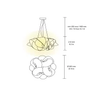 Slamp Fabula led suspension lamp